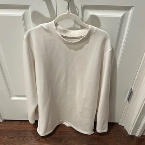 Cream large Long Sleeve Fioboc sweater